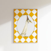 Gekke Goose Yellow Nursery Wall Print