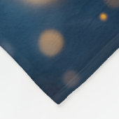 Gekke gouden leeuwenwelp in een droomachtige scène fleece deken (Hoek)