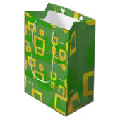Gekke Groene Cadeauzak Medium Cadeauzakje (Voorkant Gekanteld)