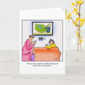 Gekke groet kaart (Gele Bloem)