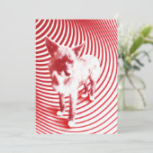 gekke hagel kaart (Staand voorkant)