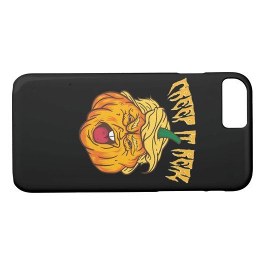 Gekke Halloween pompoen Trumpkin kostuum Case-Mate iPhone Case (Achterkant (Horizontaal))