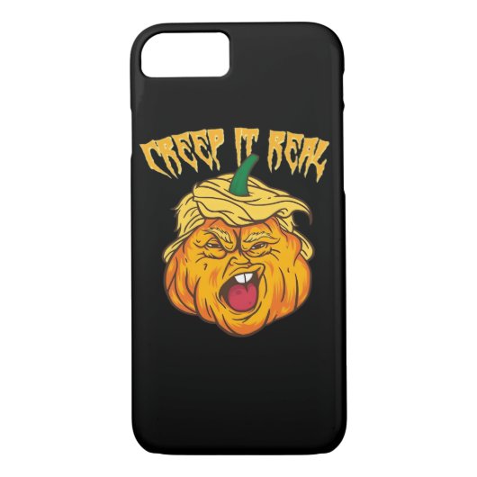 Gekke Halloween pompoen Trumpkin kostuum Case-Mate iPhone Case (Achterkant)