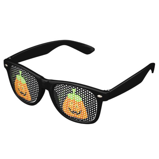 Gekke Halloween Pumpkin Party Sunglass Shades Retro Zonnebril (Gekanteld)