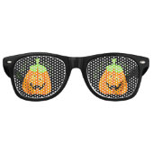 Gekke Halloween Pumpkin Party Sunglass Shades Retro Zonnebril (Voorkant)