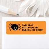 Gekke Halloween Spider Label (Insitu)
