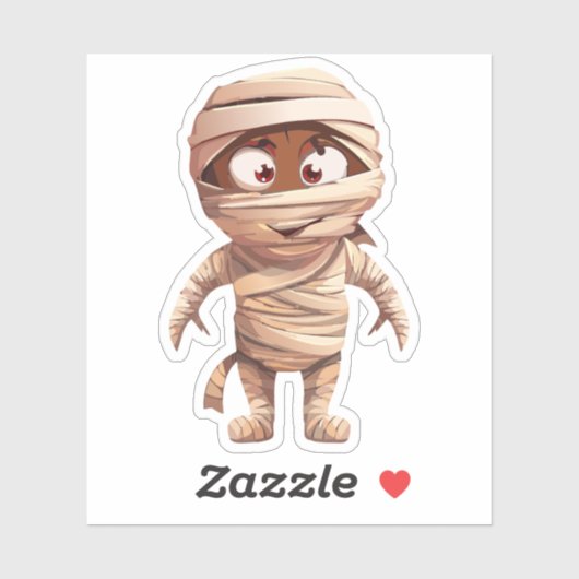 Gekke Halloweenmonster Sticker (Vel)