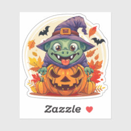 Gekke Halloweenmonster Sticker