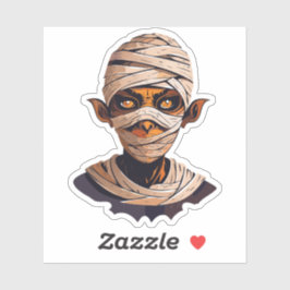 Gekke Halloweenmonster Sticker