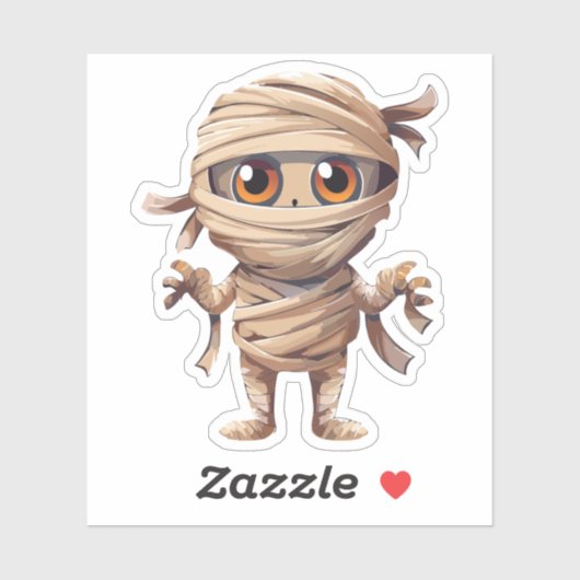 Gekke Halloweenmonster Sticker (Vel)