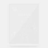 Gekke Hand Getrokken 30ste Verjaardag drinken Part Acryl Bord (Voorkant)