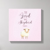 Gekke Heer is mijn Herder Psalm 23:1 Canvas Afdruk (Voorkant)