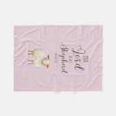 Gekke Heer is mijn Herder Psalm 23:1 Fleece Deken (Voorkant (Horizontaal))