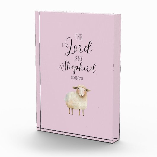 Gekke Heer is mijn Herder Psalm 23:1 Fotoblokken (Rechts)