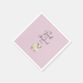 Gekke Heer is mijn Herder Psalm 23:1 Servet (Hoek)