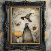 Gekke heks en paddenstoeldecoupage tissuepapier