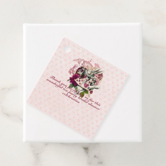 Gekke Hoedenmaker Alice Antieke Theepartij Bruidsu Bedankjes Labels (In situ)