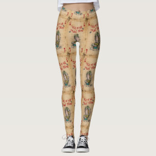 Gekke Hoedenmaker Alice in Wonderland We zijn alle Leggings