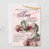 Gekke Hoedenmaker Alice Oude Thee Party Bruids Uit Kaart (Voorkant)