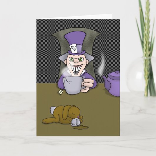 Gekke Hoedenmaker Kaart (Voorkant)