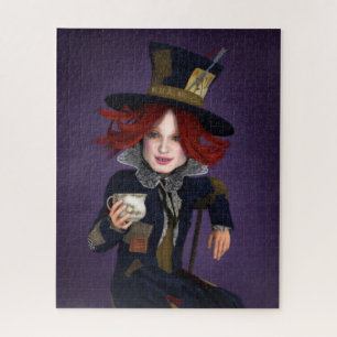 Gekke Hoedenmaker Portret We Zijn Hier Allemaal Ge Legpuzzel