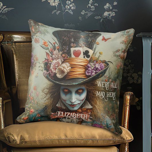 Gekke Hoedenmaker Rode Haar We Zijn Iedereen Gek H Kussen