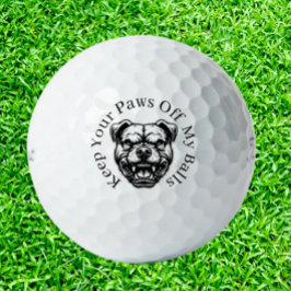 Gekke Hond Golfers Golfballen