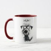 Gekke hond, huh! Grappige combo koffie Mok (Links)