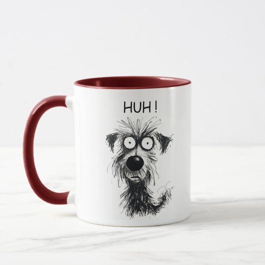 Gekke hond, huh! Grappige combo koffie Mok (Links)