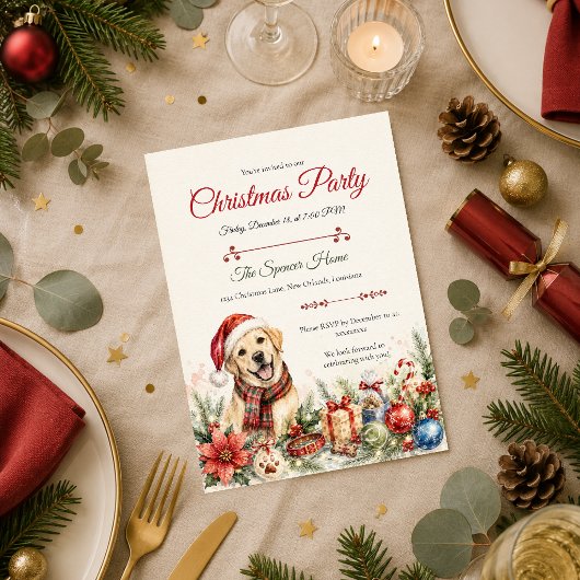 Gekke Honden Kerstfeest Kaart
