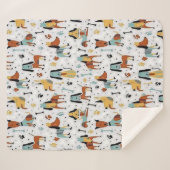 Gekke Honden Sherpa Deken (Voorkant (horizontaal))