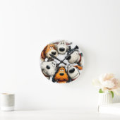 Gekke Honden Wandklok (Huis)