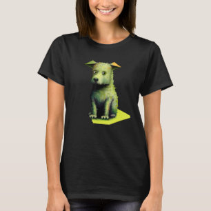Gekke hondenwerk schattige puppy doggy portret wel t-shirt
