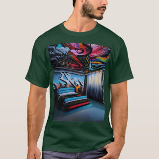gekke hotelkamer t-shirt