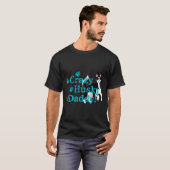 Gekke Husky Daddy T-shirt (Voorkant volledig)
