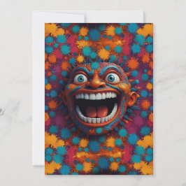 Gekke huwelijksuitnodigingen kaart