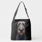 Gekke Ierse Wolfhound Canvas tas (Achterkant)