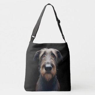 Gekke Ierse Wolfhound Canvas tas
