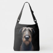 Gekke Ierse Wolfhound Canvas tas (Voorkant)