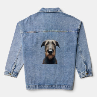 Gekke Ierse wolfshond Denim Jacket