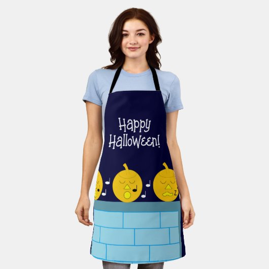 Gekke Jack-o'-Lanterns: Schort (Gedragen)