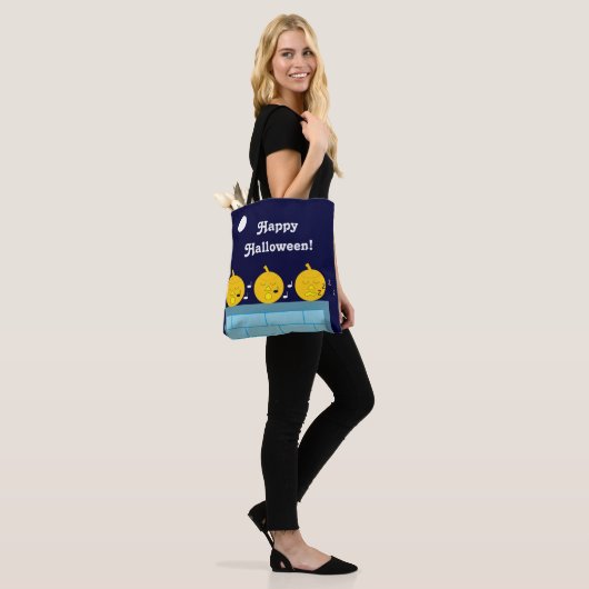 Gekke Jack-o'-Lanterns: Tote Bag (Op model)