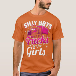 Gekke jongens Vrachtwagens zijn voor meisjes 3 T-shirt