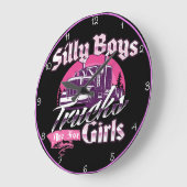 Gekke jongens: vrachtwagens zijn voor meisjes grote klok (Hoek)