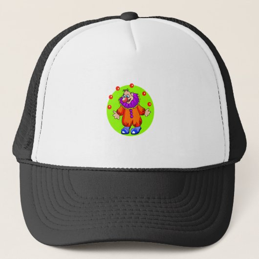Gekke jongleren trucker pet (Voorkant)