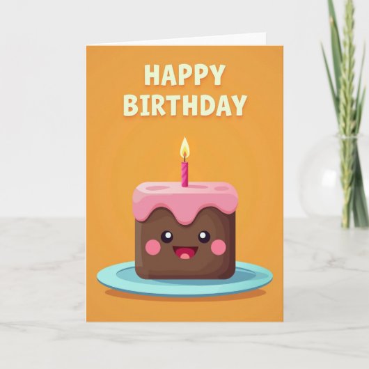 Gekke Kaars Candle Kaart (Voorkant)