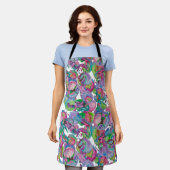 Gekke kabouters met bubbels schort (Gedragen)