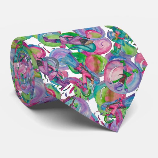 Gekke kabouters met bubbels stropdas (Opgerold)