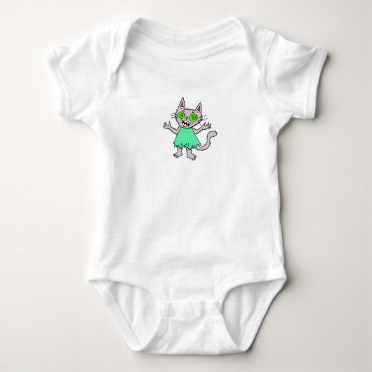 Gekke Kat Baby Top (Voorkant)