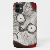 gekke kat Case-Mate iPhone case (Achterkant)